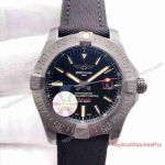 Swiss Quality Breitling Avenger Blackbird Replica 44mm Grey Case Rubber Watch